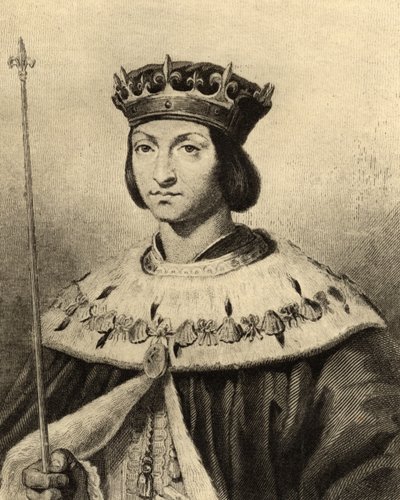 Rey Luis XII (1462-1515) de Francia de French School
